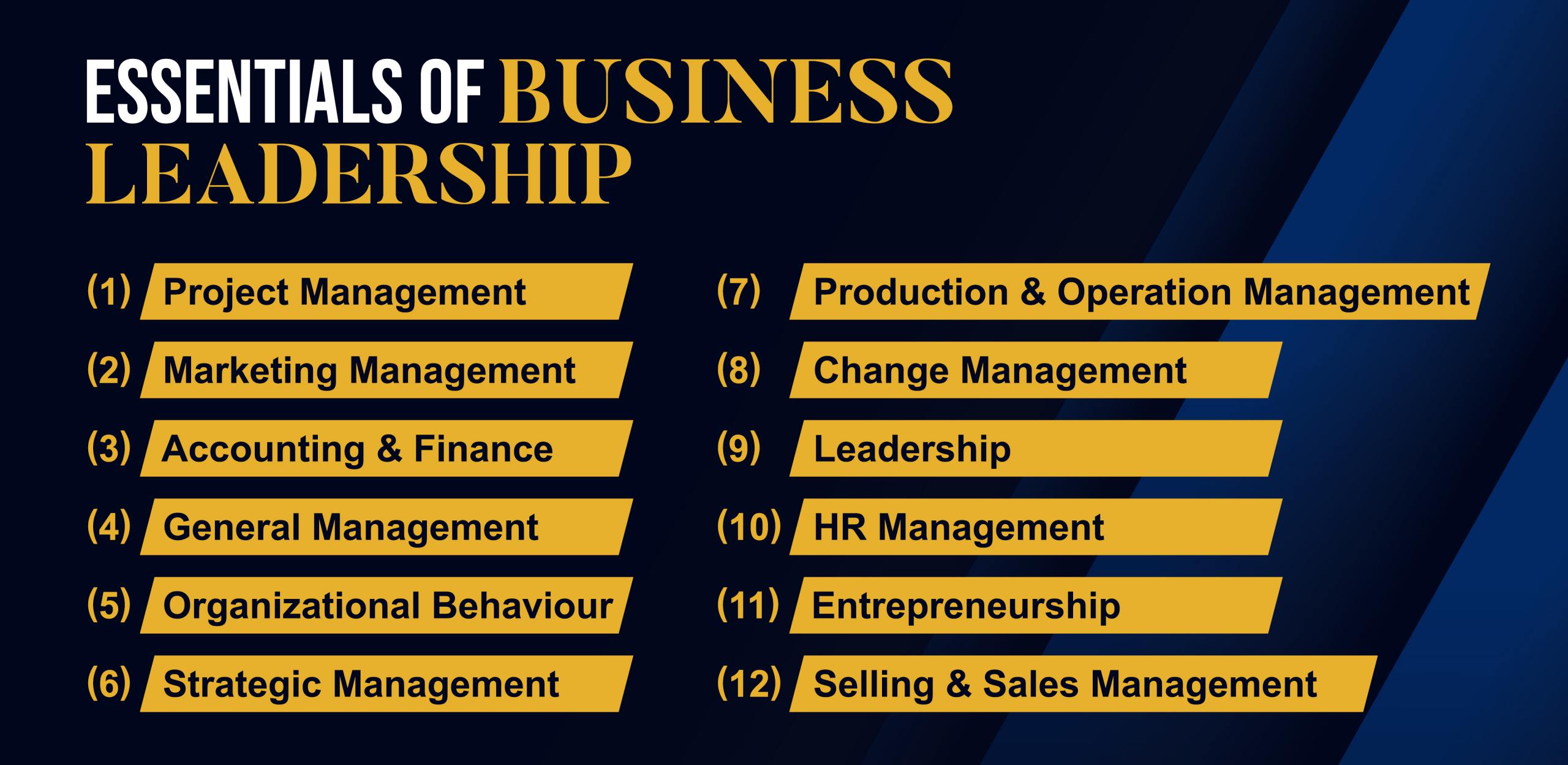 Essentials of Business Leadership (EBL)