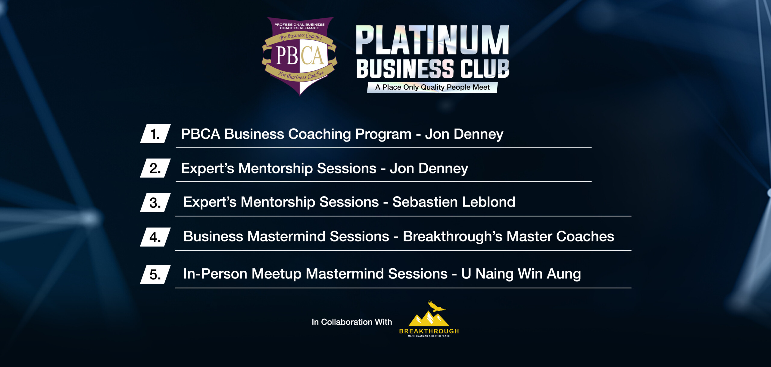 PBCA Platinum Business Club