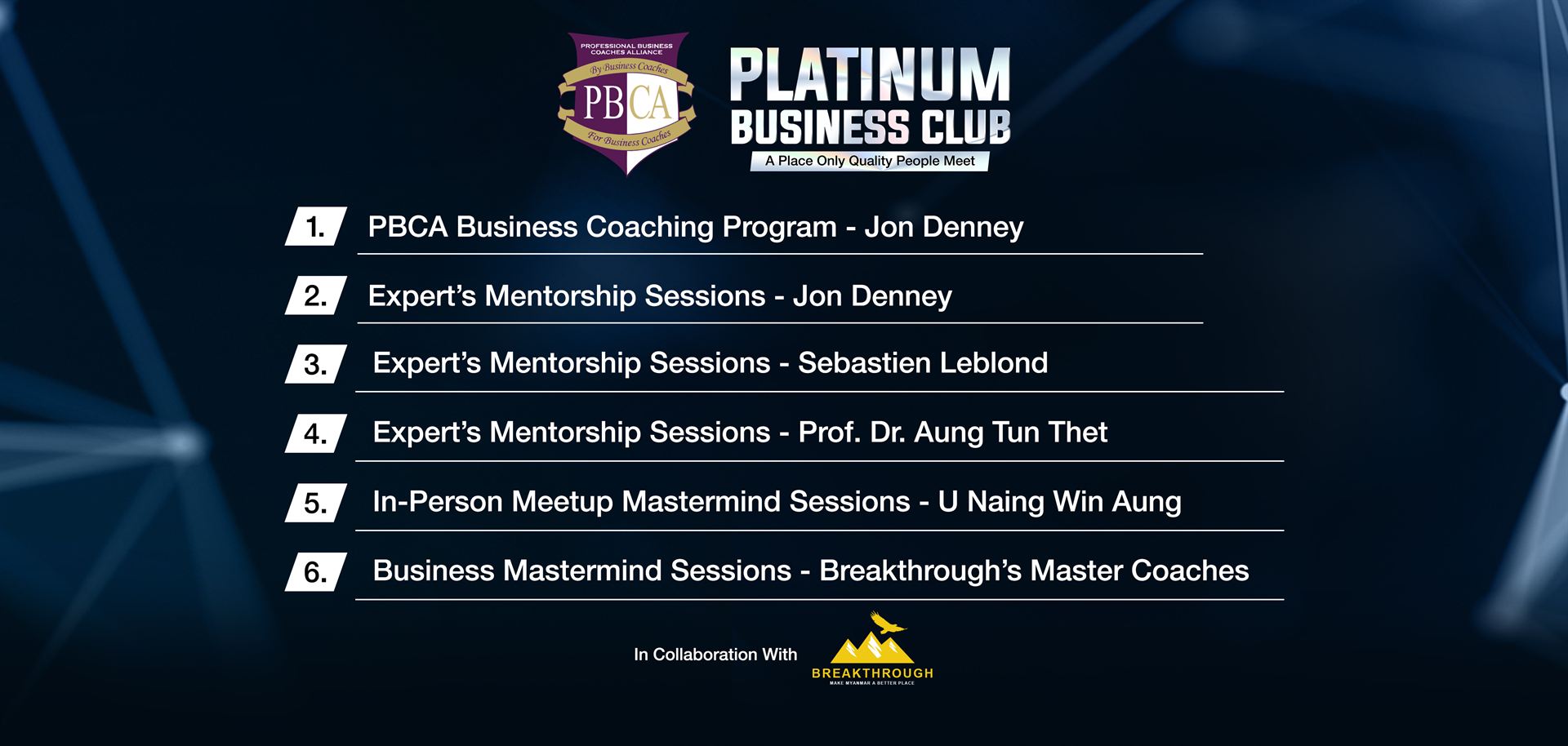 PBCA Platinum Business Club